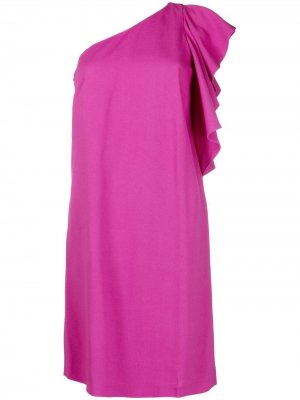 LAutre Chose платье миди с оборками L'Autre. Цвет: розовый
