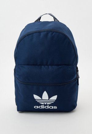 Рюкзак adidas Originals. Цвет: синий