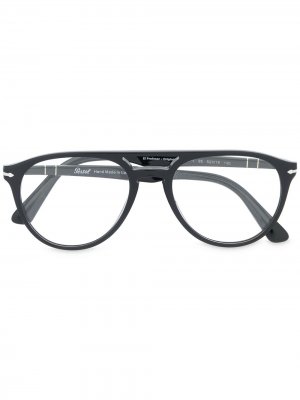 Солнцезащитные очки с двойным мостом Persol. Цвет: черный