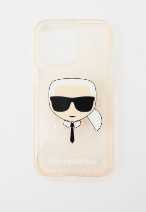 Чехол для iPhone Karl Lagerfeld. Цвет: бежевый