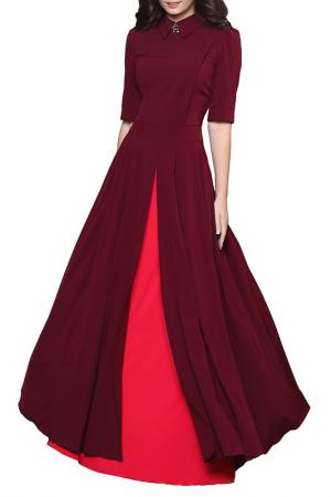 Платье GREYCAT. Цвет: бордово-розовый