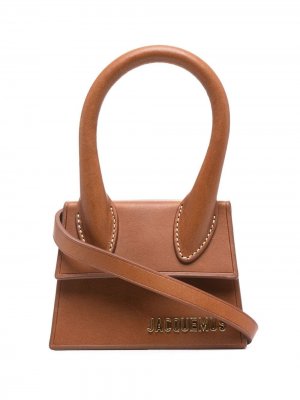 Мини-сумка с логотипом Jacquemus. Цвет: коричневый