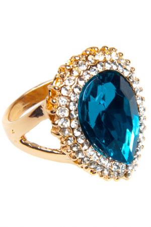 Ring Luisa Vannini Jewelry. Цвет: gold, silver and blue