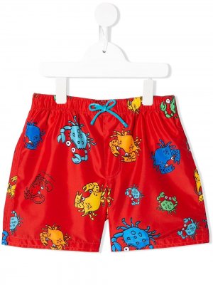 Плавки-шорты с принтом Crab Dolce & Gabbana Kids. Цвет: красный