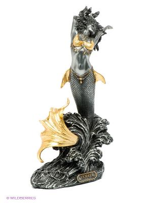 Статуэтка Богиня Йемайя - покровительница рожениц Veronese. Цвет: темно-серый, золотистый