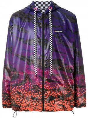 Куртка-бомбер + OLK с принтом À La Garçonne. Цвет: разноцветный