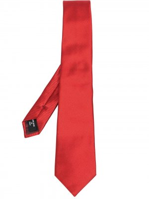 Фактурный галстук Giorgio Armani. Цвет: красный