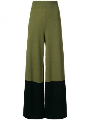Трикотажные брюки Explorer Temperley London. Цвет: зеленый