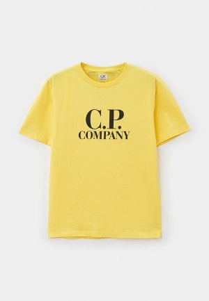 Футболка C.P. Company. Цвет: желтый