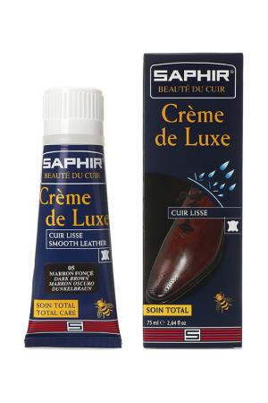 Крем-тюбик с губкой Saphir. Цвет: темно-коричневый (dark brown)