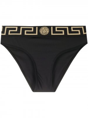 Плавки бикини Greca Key Versace. Цвет: черный