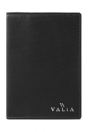 Обложка для паспорта VALIA. Цвет: черный