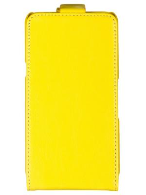 Флип-чехол skinBOX для Sony Xperia E4G. Цвет: желтый