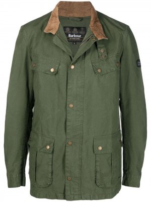 Вощеная куртка Allund Barbour. Цвет: зеленый