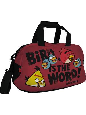 Спортивная сумка ANGRY BIRDS. Цвет: красный