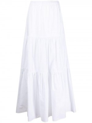 Пышная ярусная юбка Felicie Semicouture. Цвет: белый