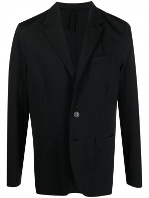 Однобортный пиджак с заостренными лацканами Harris Wharf London. Цвет: черный