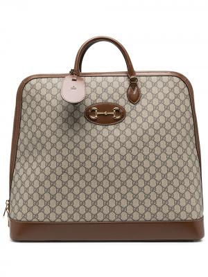 Дорожная сумка 1955 Horsebit Gucci. Цвет: коричневый