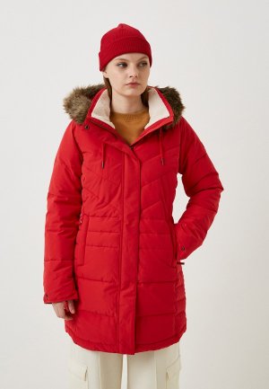 Куртка утепленная Roxy. Цвет: красный