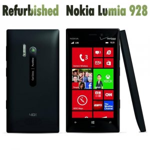 Восстановленный мобильный телефон  Lumia 928 4,5 дюйма, двухъядерный процессор, 1,5 ГГц, 32 ГБ, 8,7 МП, NFC, 3G Nokia