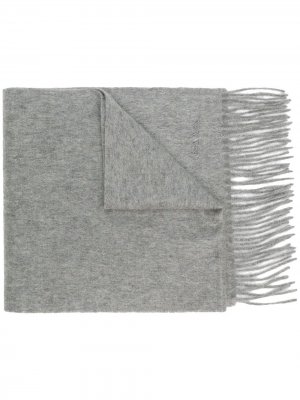 Кашемировый шарф PAUL SMITH. Цвет: серый