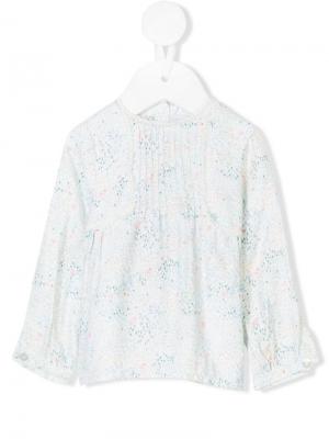 Блузка с цветочным принтом Tartine Et Chocolat. Цвет: белый