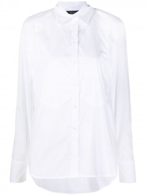 Рубашка с длинными рукавами Armani Exchange. Цвет: белый