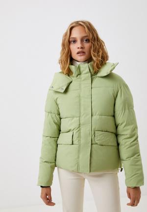 Куртка утепленная Miss Gabby. Цвет: зеленый
