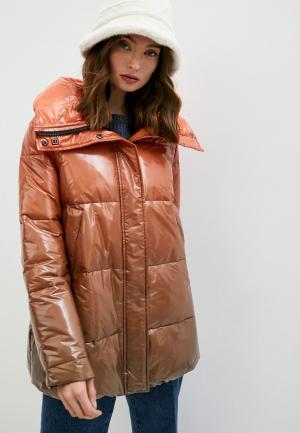 Куртка утепленная Canadian. Цвет: коричневый