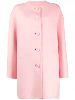 Пальто свободного кроя с круглым вырезом Marc Jacobs. Цвет: розовый