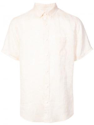 Облегающая рубашка с коротким рукавом Onia. Цвет: розовый