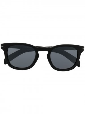 Солнцезащитные очки в квадратной оправе Eyewear by David Beckham. Цвет: черный