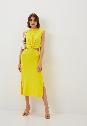 Платье Tommy Hilfiger. Цвет: желтый