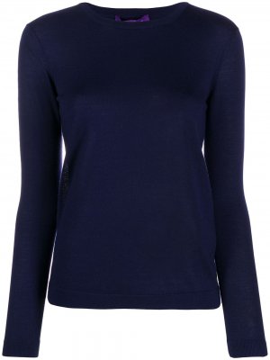 Приталенный кашемировый пуловер Ralph Lauren Collection. Цвет: синий