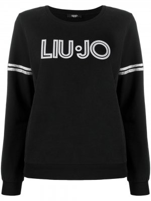 Толстовка с логотипом LIU JO. Цвет: черный