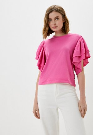 Блуза Silvian Heach. Цвет: розовый
