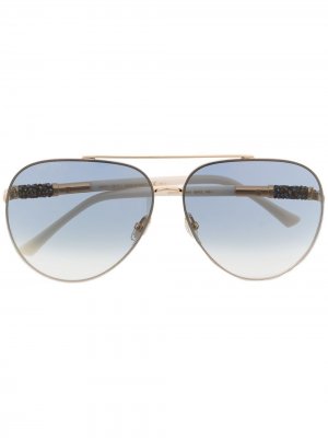 Солнцезащитные очки-авиаторы Grays Jimmy Choo Eyewear. Цвет: нейтральные цвета