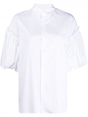 Блузка с пышными рукавами Comme Des Garçons Noir Kei Ninomiya. Цвет: белый