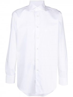 Рубашка на пуговицах Brioni. Цвет: белый