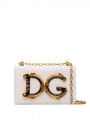 Сумка на плечо DG Girls Dolce & Gabbana. Цвет: белый