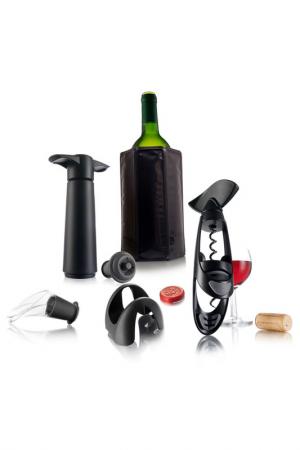 Подарочный набор Эксперт Vacu Vin. Цвет: стальной