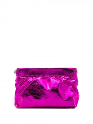 Клатч Luz с эффектом металлик Isabel Marant. Цвет: розовый