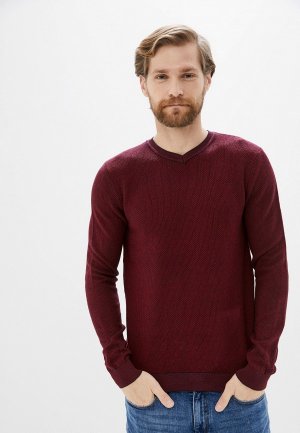 Пуловер Zolla. Цвет: бордовый
