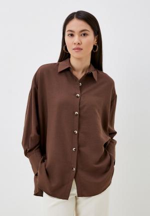 Рубашка Marselesa. Цвет: коричневый