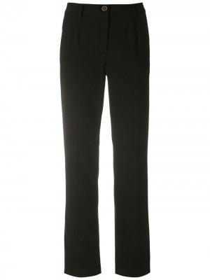 Строгие брюки прямого кроя Dolce & Gabbana. Цвет: черный