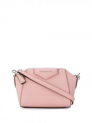 Маленькая сумка через плечо Antigona Givenchy. Цвет: розовый