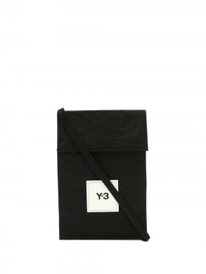 Сумка через плечо с нашивкой-логотипом Y-3. Цвет: черный