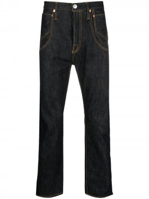 Укороченные джинсы с завышенной талией Junya Watanabe. Цвет: синий