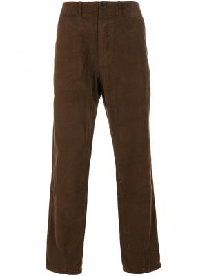 Вельветовые брюки Universal Works. Цвет: коричневый