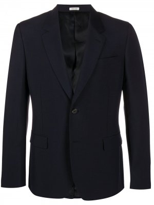 Пиджак стандартного кроя Alexander McQueen. Цвет: синий